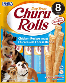 Churu Rolls Chicken 8x12g wrapy z kurczakiem i serem dla psów