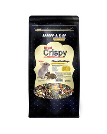 Royal Crispy Pokarm premium dla szynszyli i koszatniczek 10 kg
