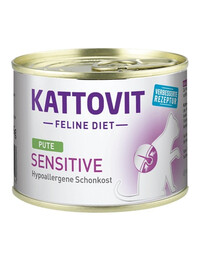 Feline Diet Sensitive Indyk 185 g