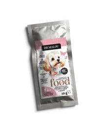 DR MALOU Puppies Frystorkat foder Anka med getmjölk och äggula 10g torrfoder för valpar