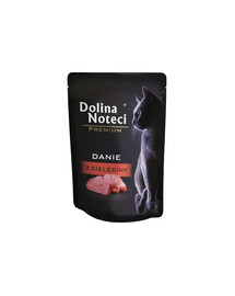 DOLINA NOTECI Premium måltid av kalv 85 g våtfoder för katt