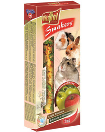 VITAPOL Snack pour rongeurs - pomme 2 pièces