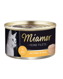 MIAMOR Feine Filets poulet et pâtes en gelée 100 g
