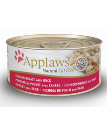 APPLAWS Puszka Dla Kota Kurczak I Kaczka 70 g