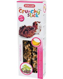ZOLUX Crunchy Stick Cochon d'Inde Banane/Gruaux de blé 115 g