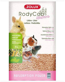 ZOLUX Rodycob Nature Litière végétale pour rongeurs 5 l