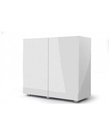 AQUAEL Meuble Glossy Blanc 120 portes acrylique