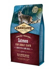 CARNILOVE Chats sensibles à poils longs Saumon 2 kg