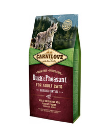 CARNILOVE Chat Hairball Control Canard & Faisan 6 kg