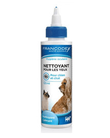 FRANCODEX Lavaggio oculare per cani e gatti 125 ml