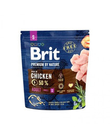 BRIT Premium By Nature Chicken Adult Small S 1kg