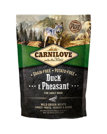 CARNILOVE Chien Adulte Canard & Faisan 1,5 kg