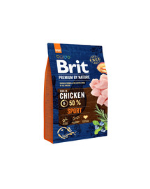 BRIT Premium By Nature Chicken Sport 3kg