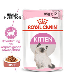 ROYAL CANIN Kitten Instinctive pâtée en sauce 85 g x 12