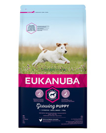 EUKANUBA Growing Puppy Small Breed - Pour les chiots de petites races Riche en poulet frais - 2kg