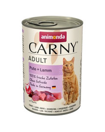 ANIMONDA Carny Adult Dinde & Agneau 400g