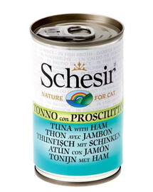 SCHESIR Tuńczyk z szynką karma uzupełniająca dla kota 140 g