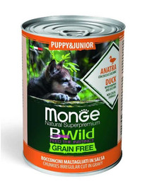 MONGE BWild GF Puppy Canard 400 g