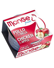 MONGE Fruit Cat - Poulet et pommes - 80 g