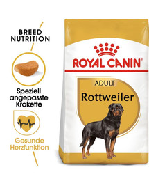 ROYAL CANIN Rottweiler Adult Aliments secs pour chiens Rottweiler adultes 24 kg (2x12 kg)