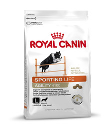 ROYAL CANIN Sporting L Life Agility 4100 nourriture sèche pour chiens adultes, grandes races, actifs 30 kg (2 x 15 kg)