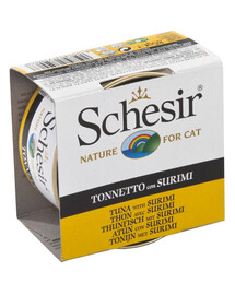 SCHESIR Thon avec surimi en gelée 85 g