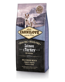 CARNILOVE Chiot Saumon & Dinde 2 x 12 kg