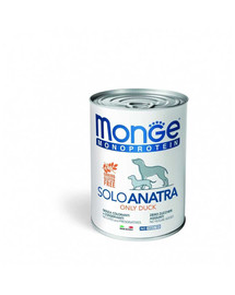 MONGE Monoprotein Solo Dog Canard 400 g