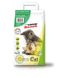 BENEK Super Corn Cat parfum herbe fraiche 25 l x 2 (50 l)