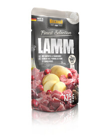 BELCANDO Finest Selection Agneau, pommes de terre et canneberges 24x125g nourriture humide pour chiens