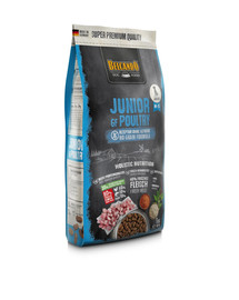 BELCANDO Finest Grain Free Junior M-XL - Croquettes de volaille pour chiots de moyennes et grandes races à partir de 4 mois - 1 kg