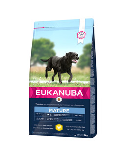 EUKANUBA - Poulet pour Chiens Séniors de Grandes Races - 3 kg