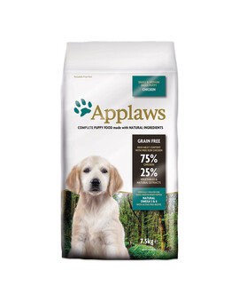 APPLAWS Puppy razze piccole e medie Cibo secco per cuccioli con pollo 7.5 kg