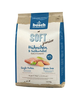 BOSCH Soft Junior - Poulet & patates douces pour chiots - 2.5 kg