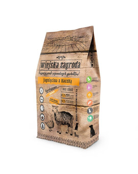 WIEJSKA ZAGRODA - Agneau et canard pour les chiens de petite et moyenne taille - 9 kg
