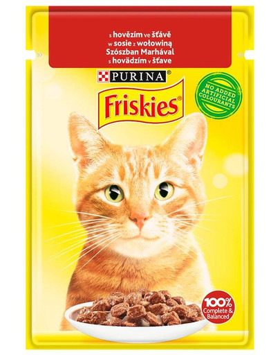 FRISKIES Pâtée pour chat 26x85g au boeuf