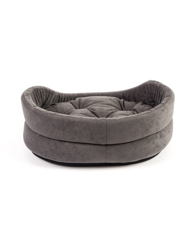INTERZOO INTERZOO Panier ovale pour chien  61x51x16 cm gris