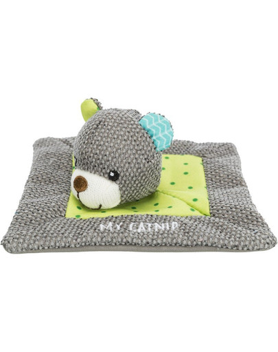 TRIXIE Ours en peluche Junior My Catnip Snuggler jouet pour chat 13x13cm