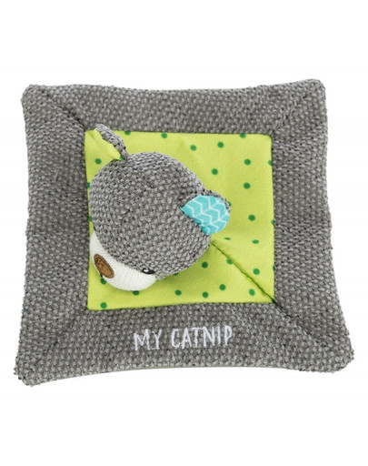 TRIXIE Ours en peluche Junior My Catnip Snuggler jouet pour chat 13x13cm