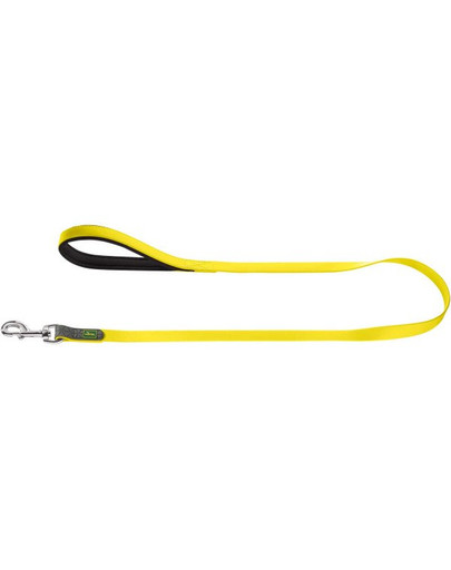 HUNTER Convenience Laisse 1.5cm/1.2m jaune fluo