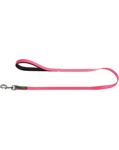 HUNTER Convenience Laisse 1,5cm/1,2m rose fluo