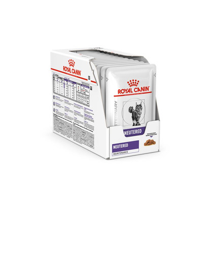 ROYAL CANIN Maintenance Sauce pour des Chats stérilisés jusqu'à 7 ans 12x85g