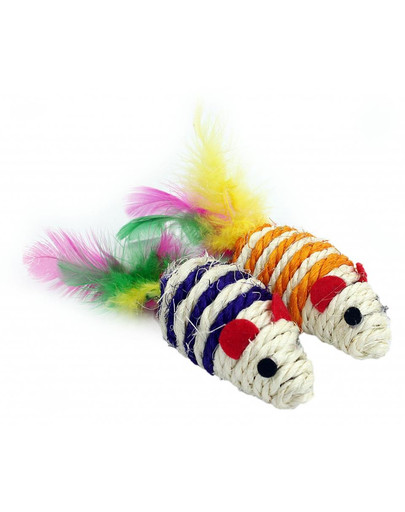 PET NOVA Jouet souris pour chat 7x3cm set de 2pcs.
