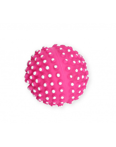 PET NOVA Dog Lifestyle Balle avec languettes 6,5cm rose