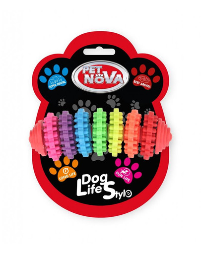 PET NOVA DOG LIFE STYLE Jouet dentaire Superdental 13cm arôme de bœuf