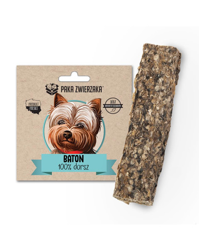 PAKA ZWIERZAKA Bâton à la Morue 100% 28 g