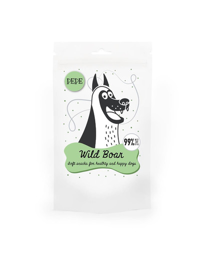 PAKA ZWIERZAKA PEPE Mini Chunkies Wild Boar 80 g les délices du sanglier