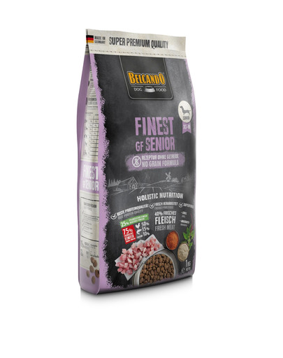BELCANDO Finest Grain Free Senior XS-M - Croquettes de volaille pour chiens âgés de petites et moyennes races 1 kg