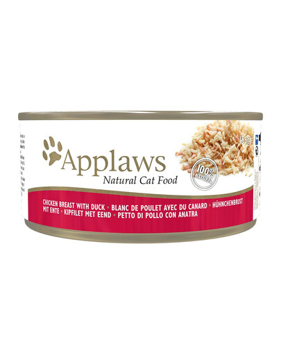 APPLAWS Chicken & Duck - Poulet et canard en bouillon - 156 g