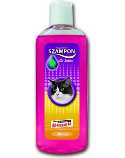 BENEK Shampooing à l'aloe Vera pour les chats 200 ml